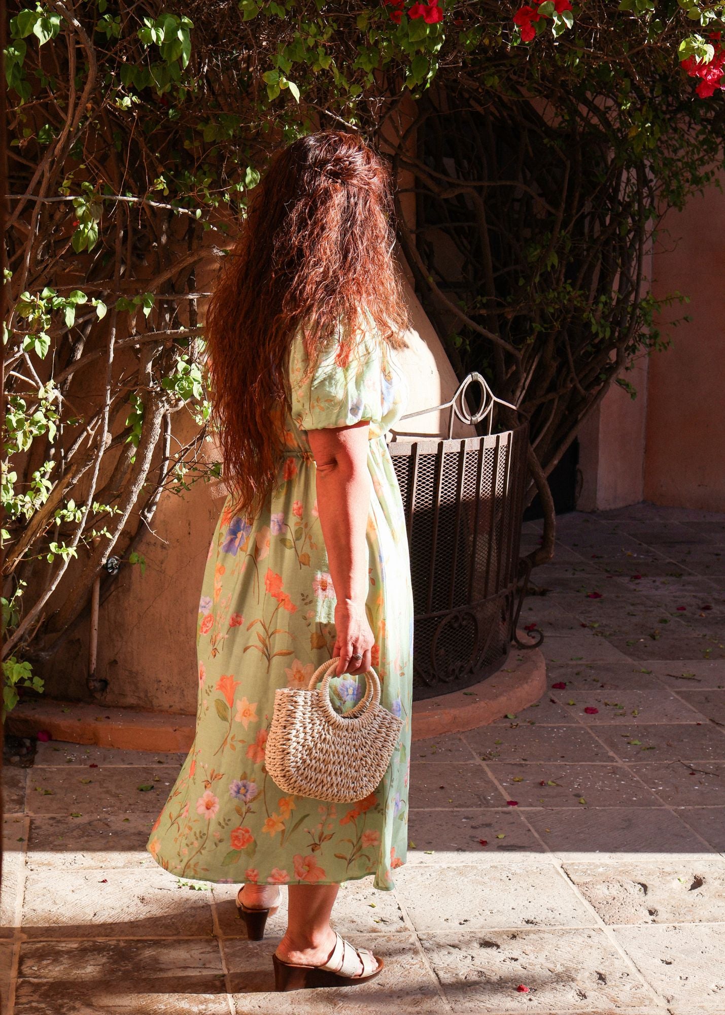 Vintage Charm Dress- Mint