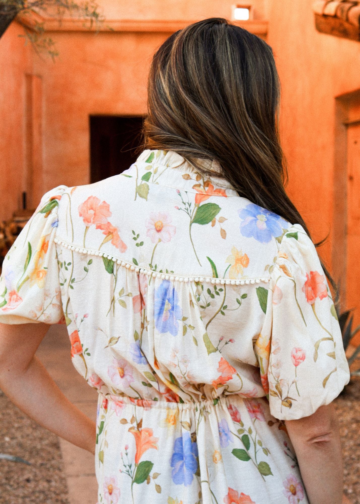 Vintage Charm Dress- Ivory