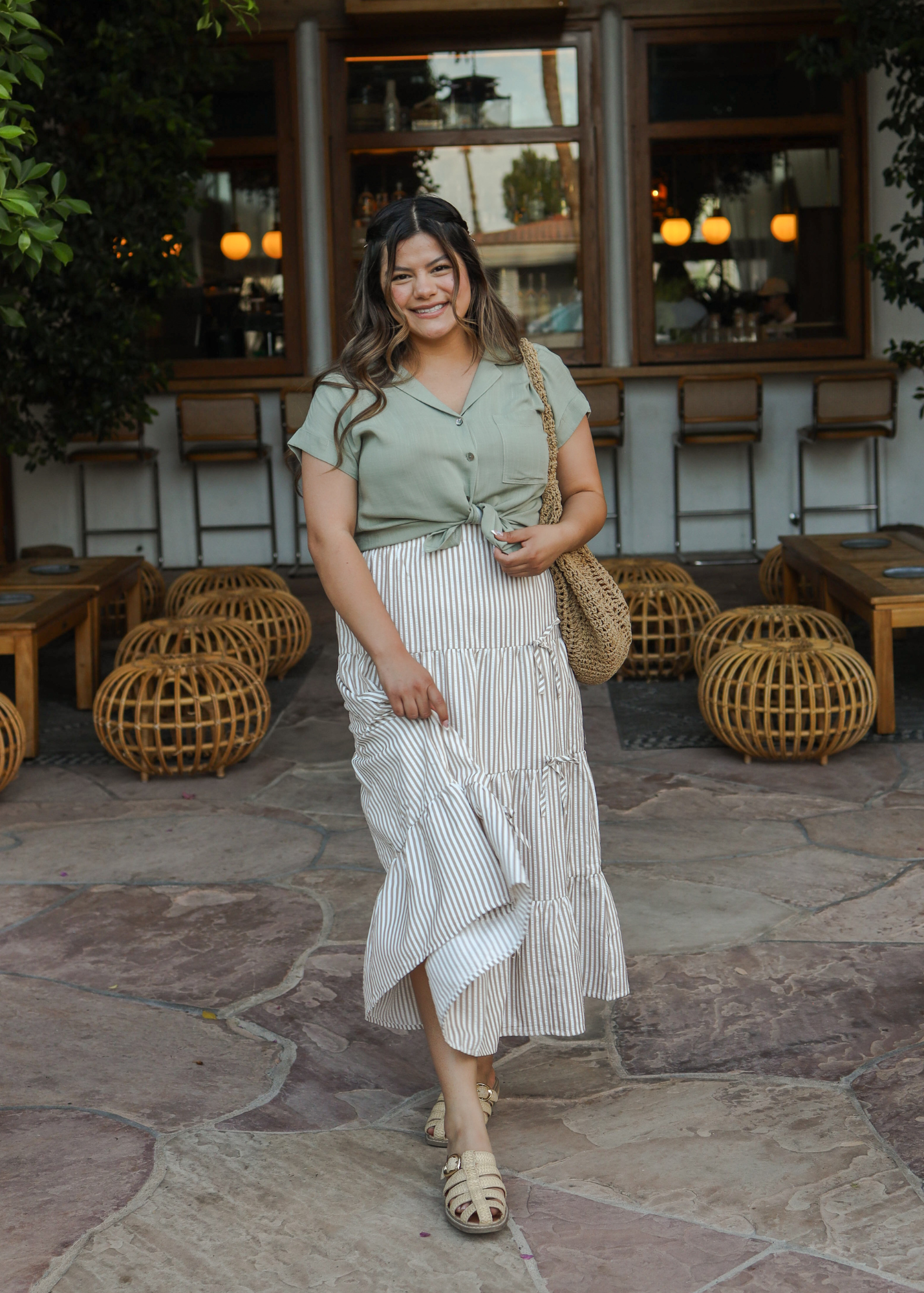 Sandy Bow-Tie Skirt