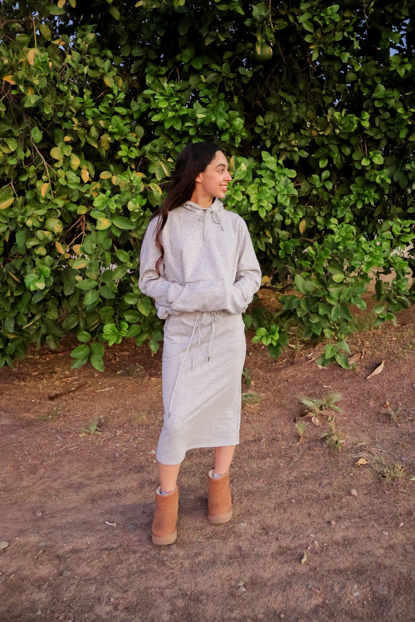 Heather Sweater Skirt Set