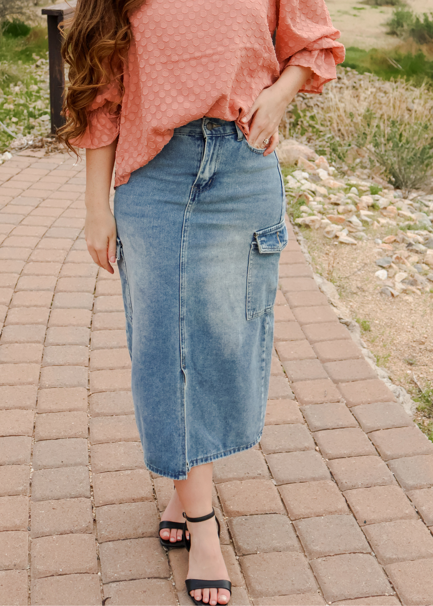 The Kenzie Denim Skirt