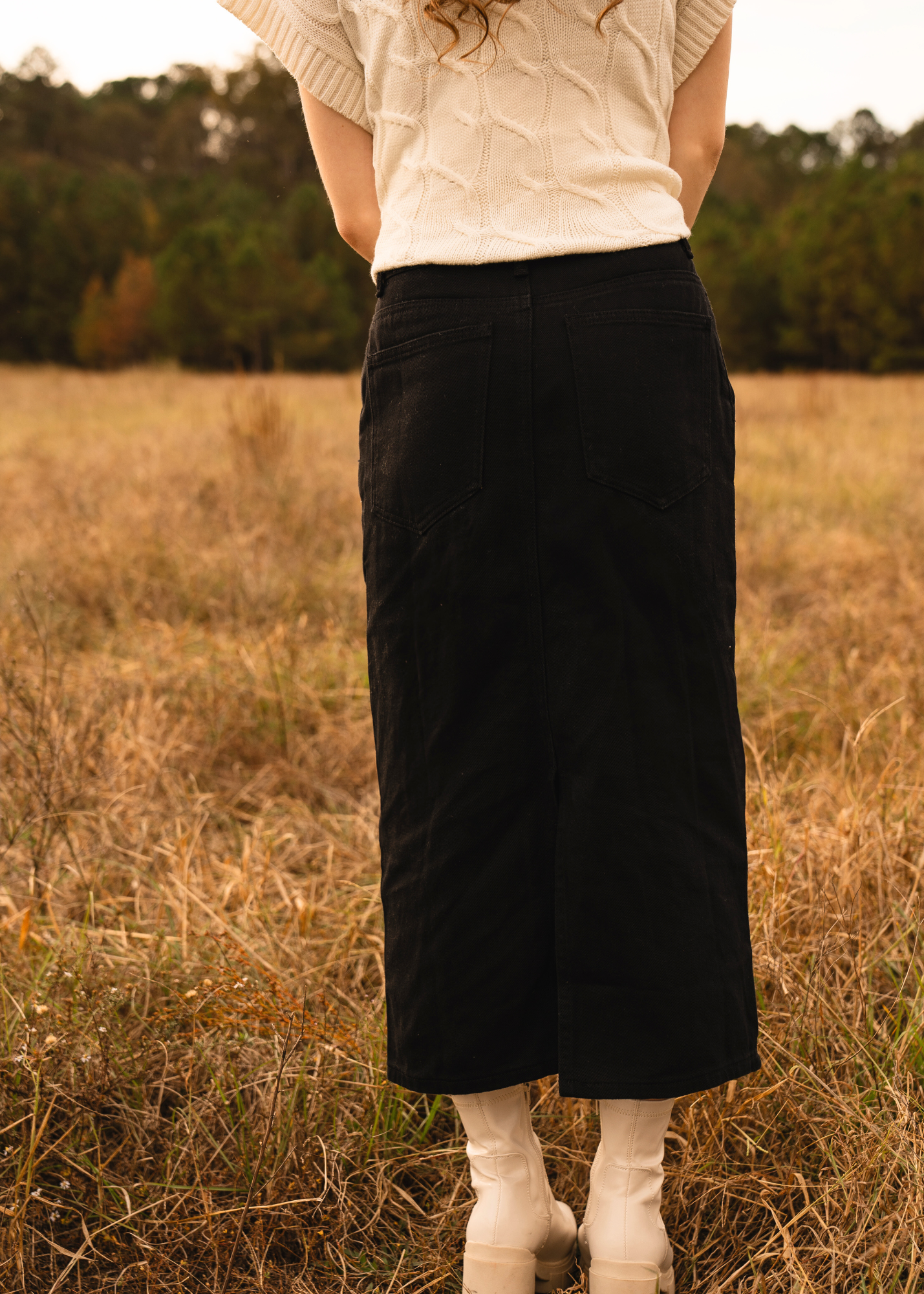 Kira Denim-Black