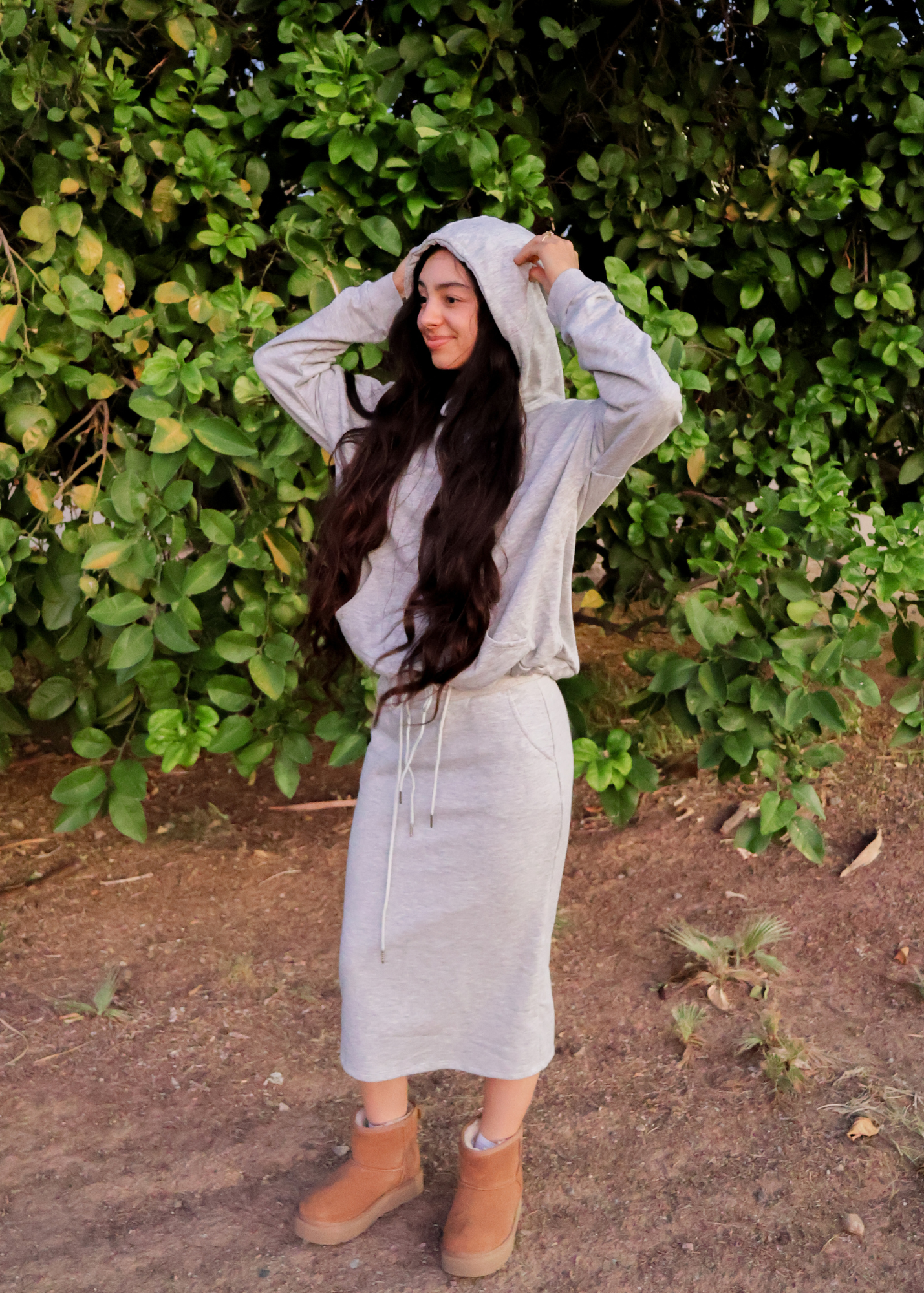 Heather Sweater Skirt Set