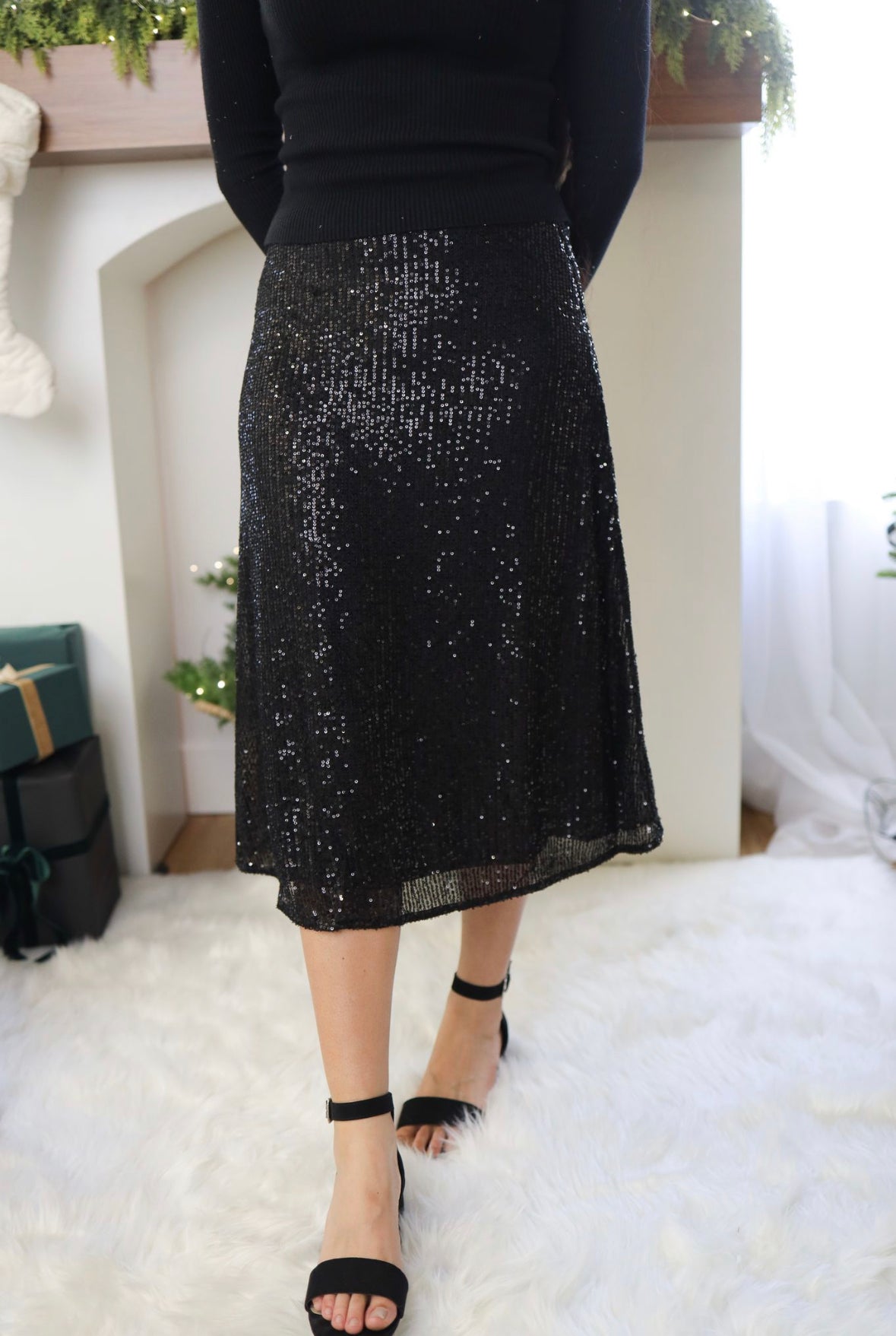Sparkle Sequin Skirt