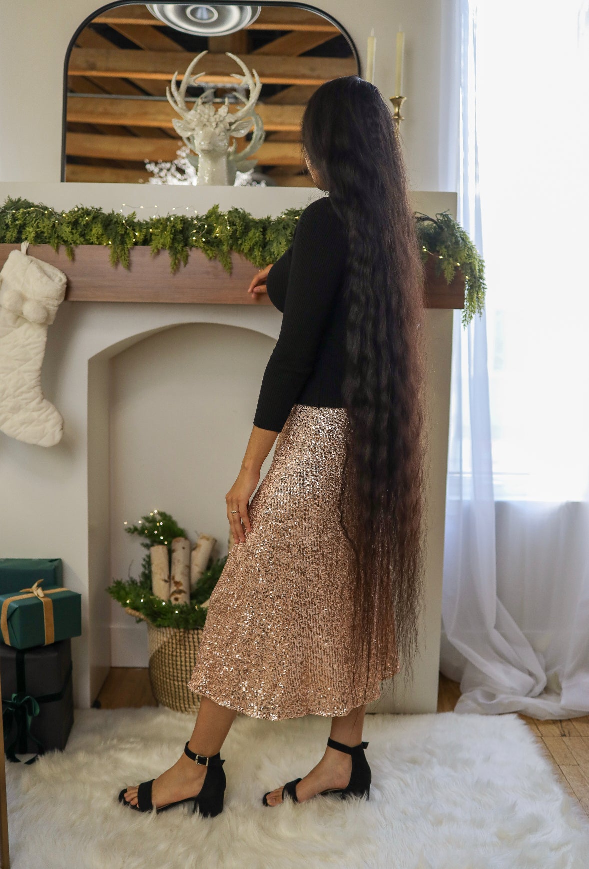 Sparkle Sequin Skirt