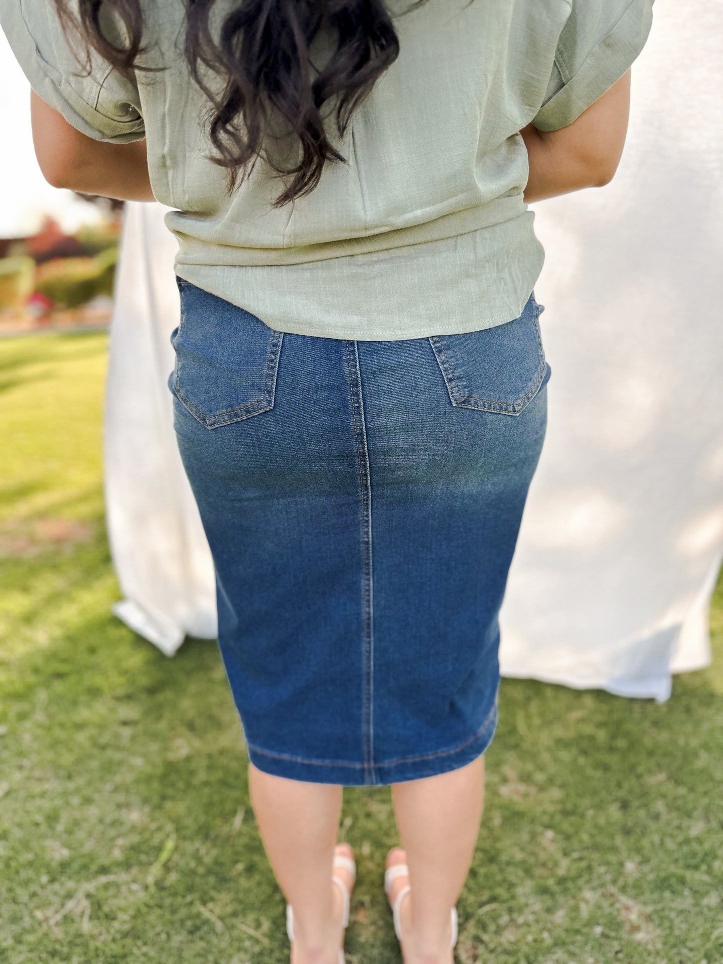Bree Denim Skirt