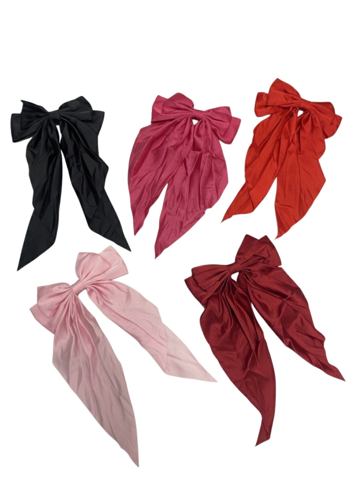 Big Bow Satin Barrette