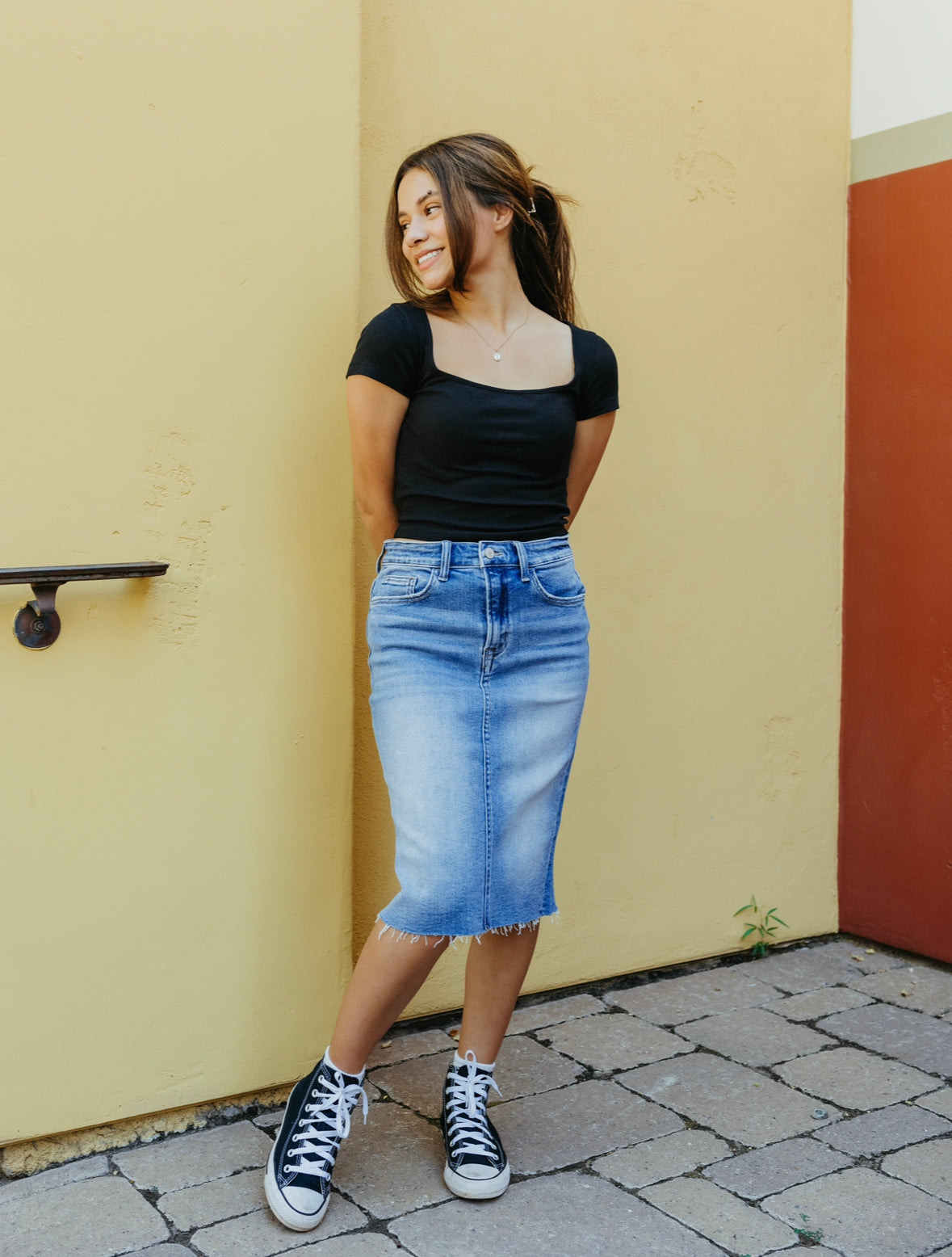 Stacy Denim Skirt