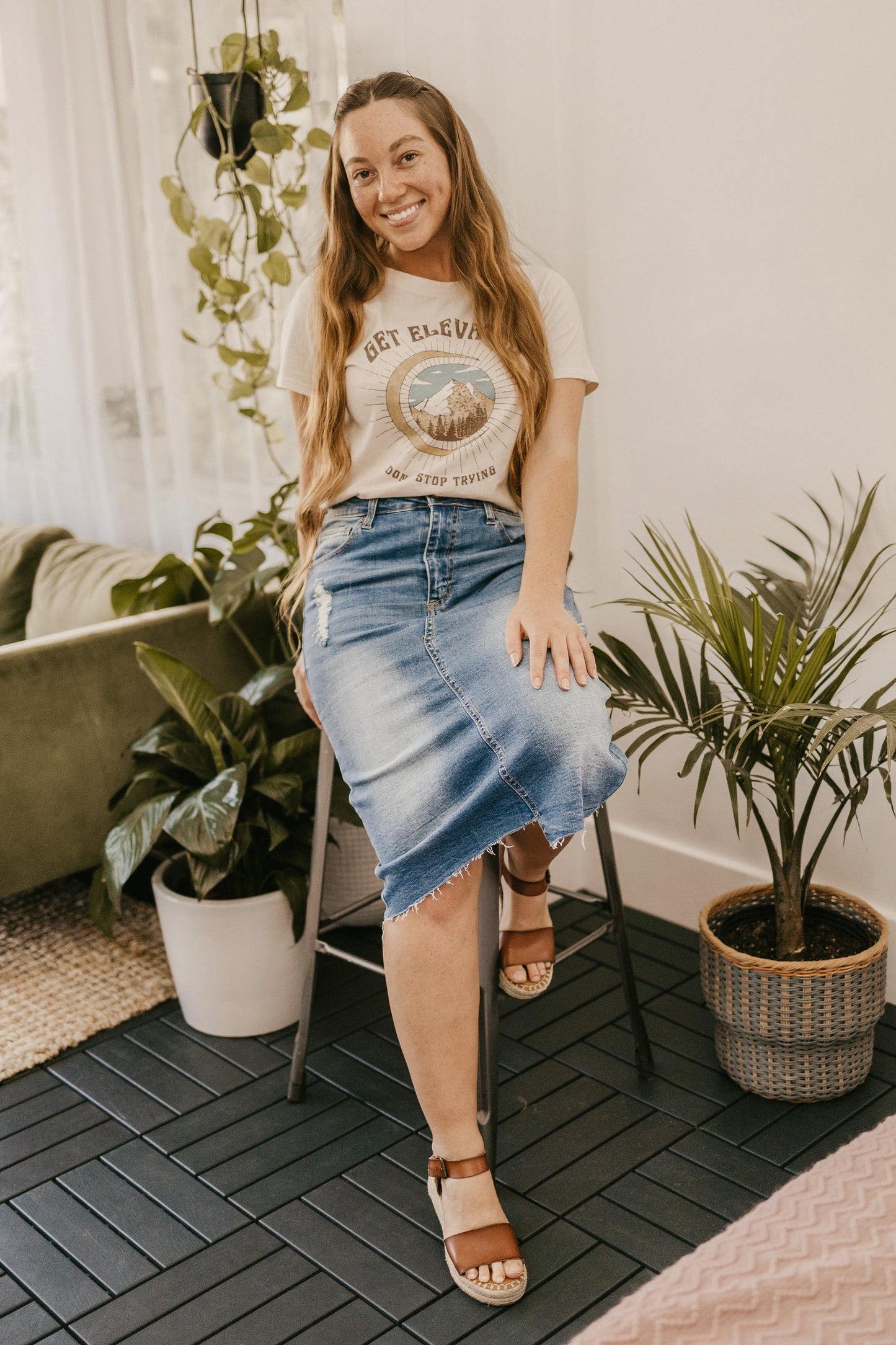 Jenny Denim Skirt