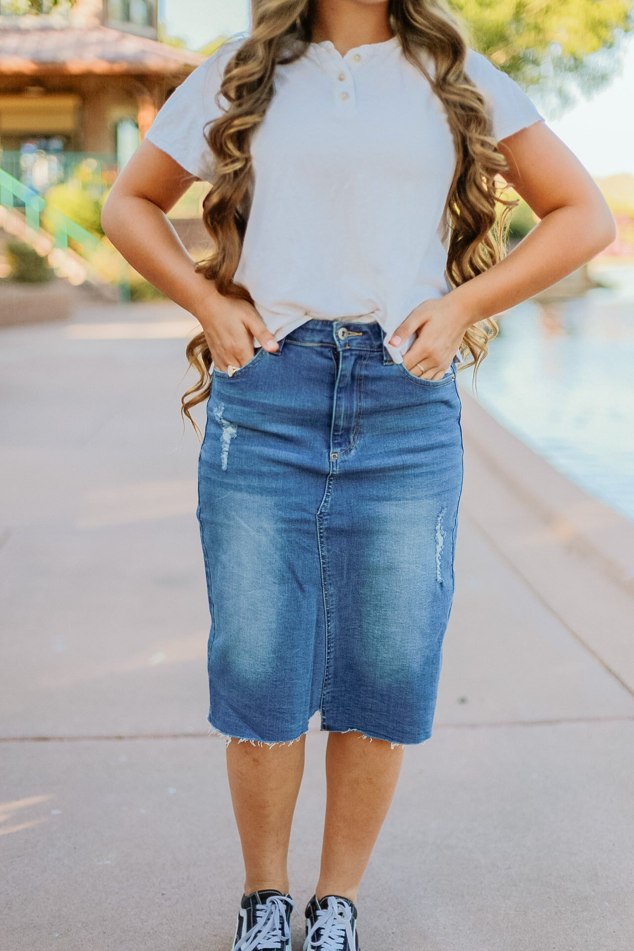 Jenny Denim Skirt