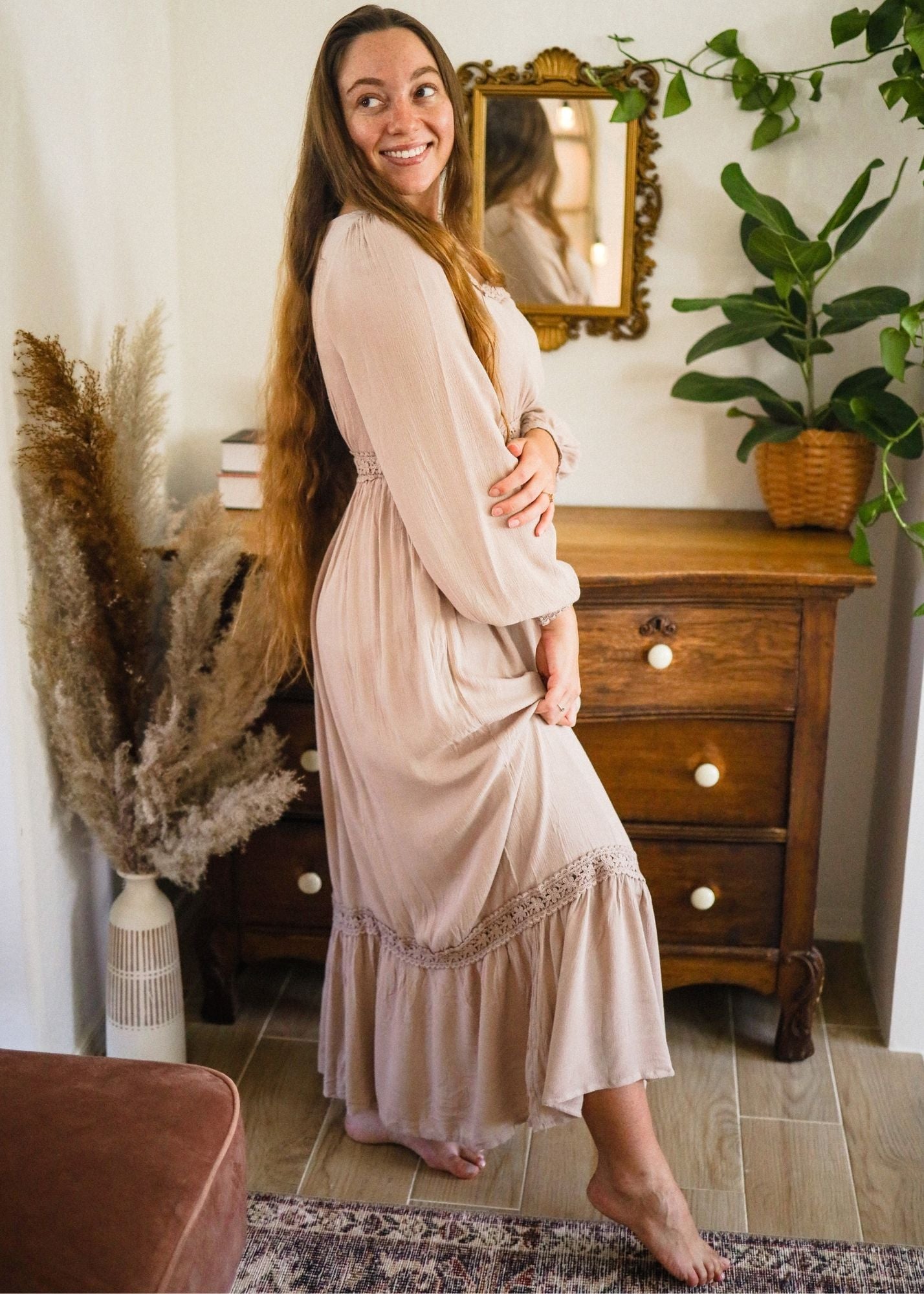 Becca Lace Maxi Dress