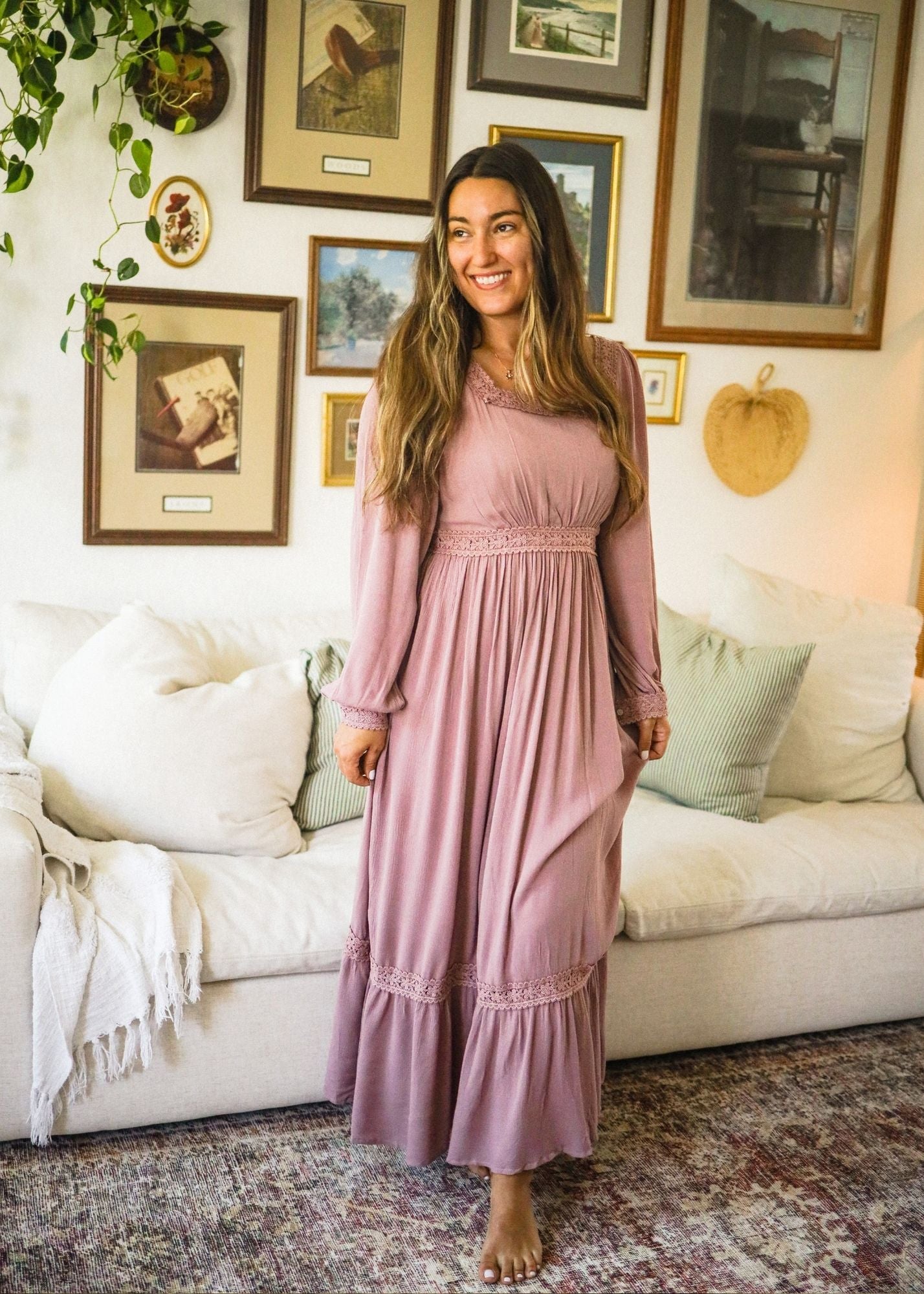 Becca Lace Maxi Dress