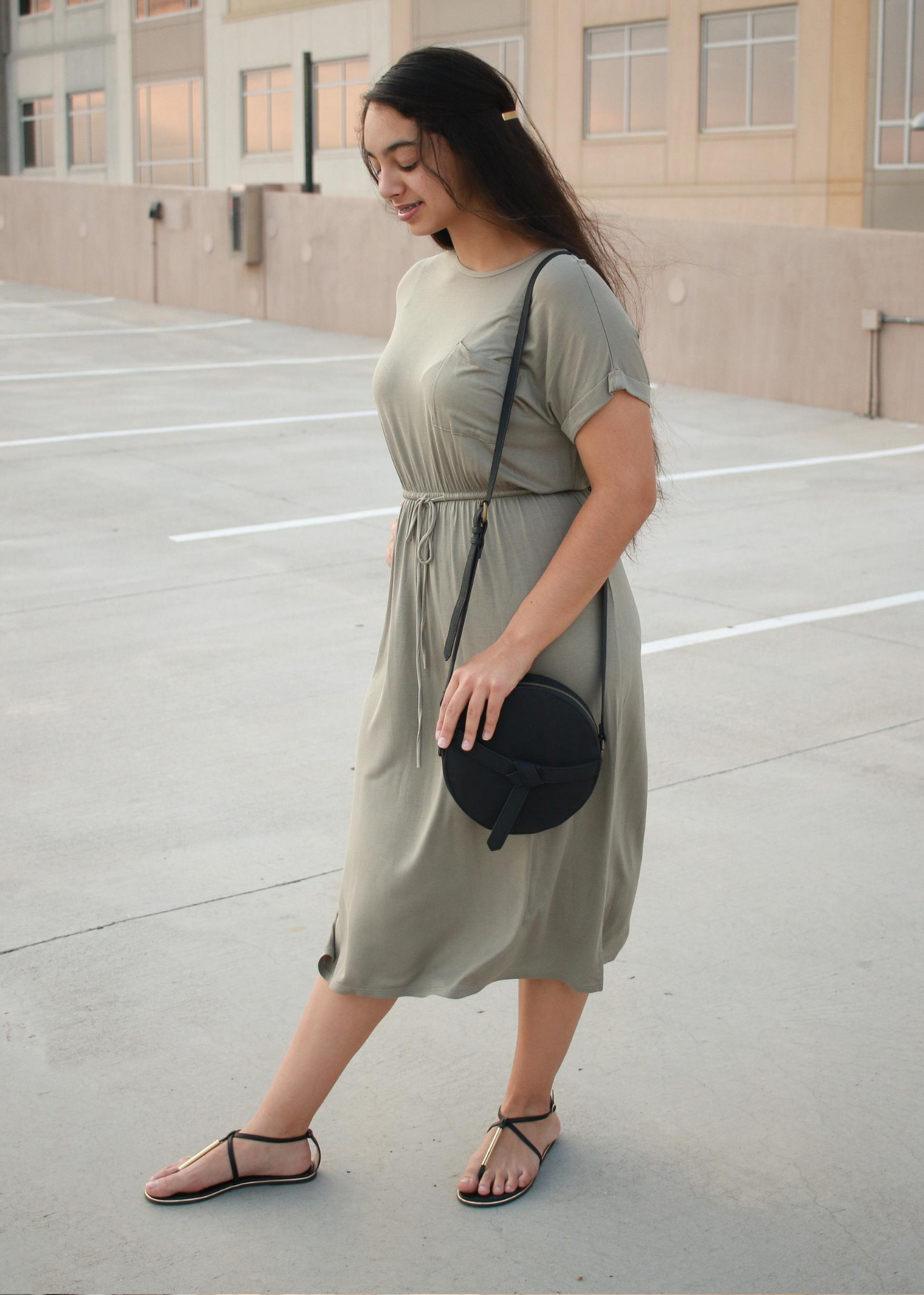 Everyday Dress- Olive