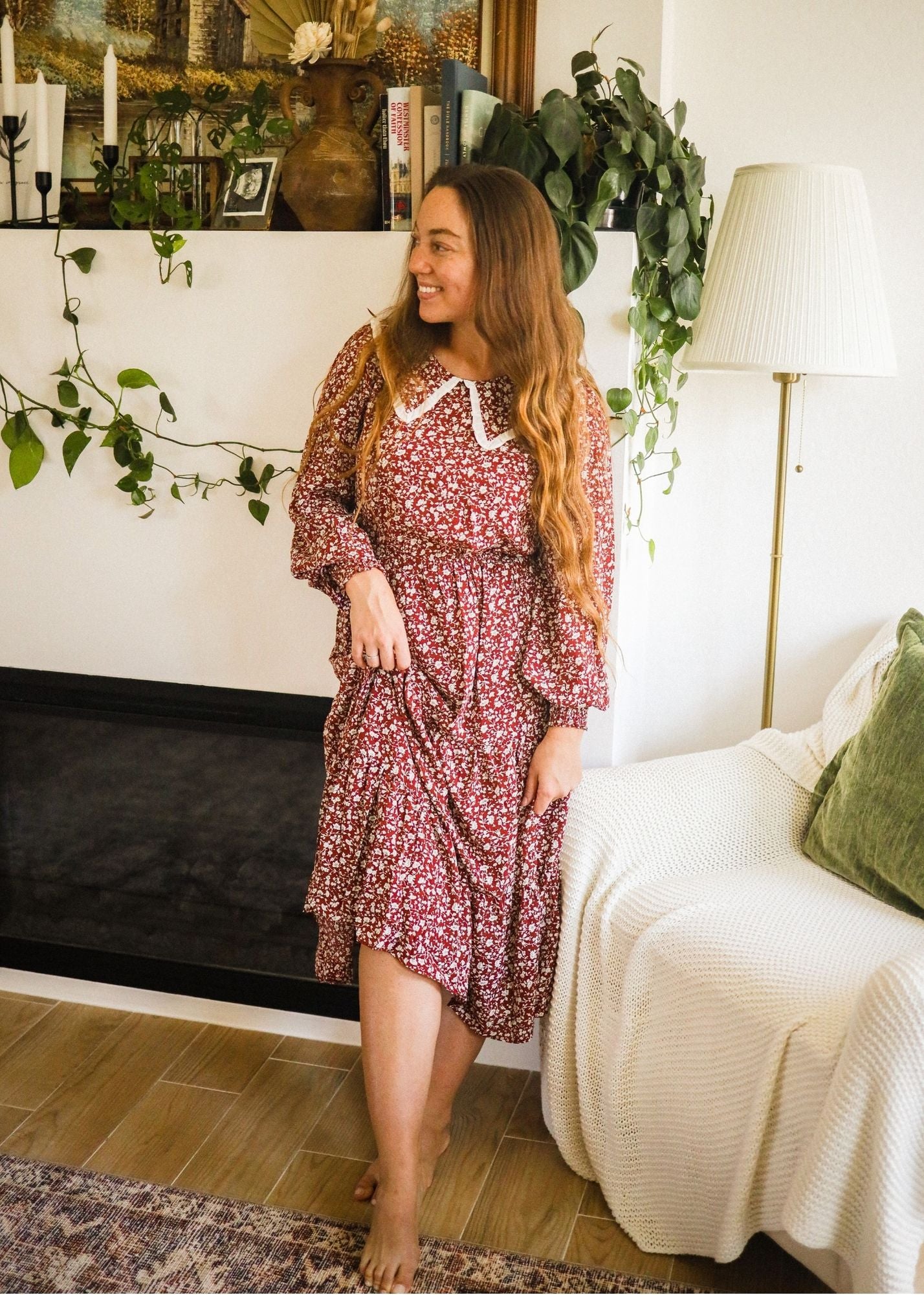 Wendy Floral Midi Dress