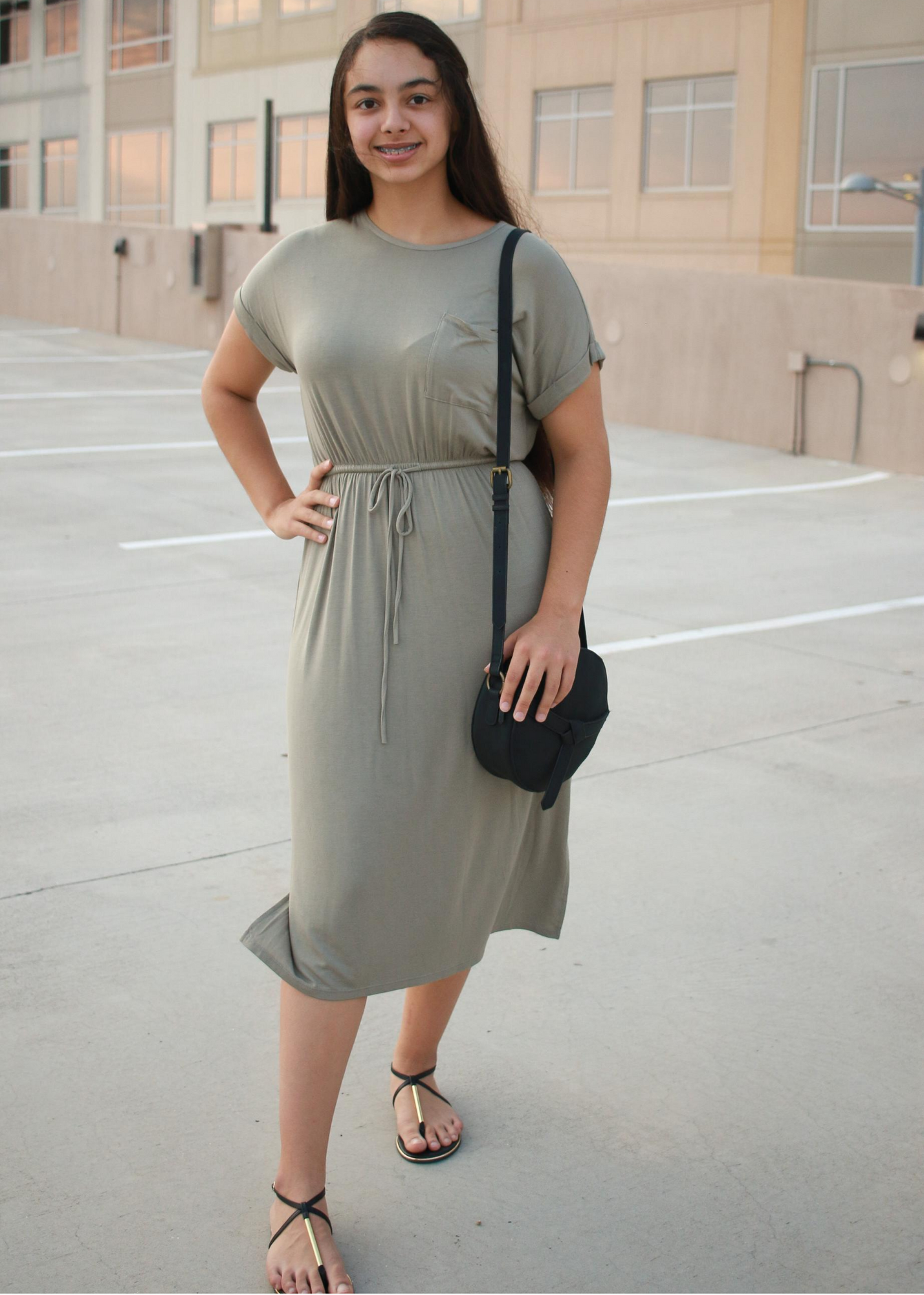Everyday Dress- Olive