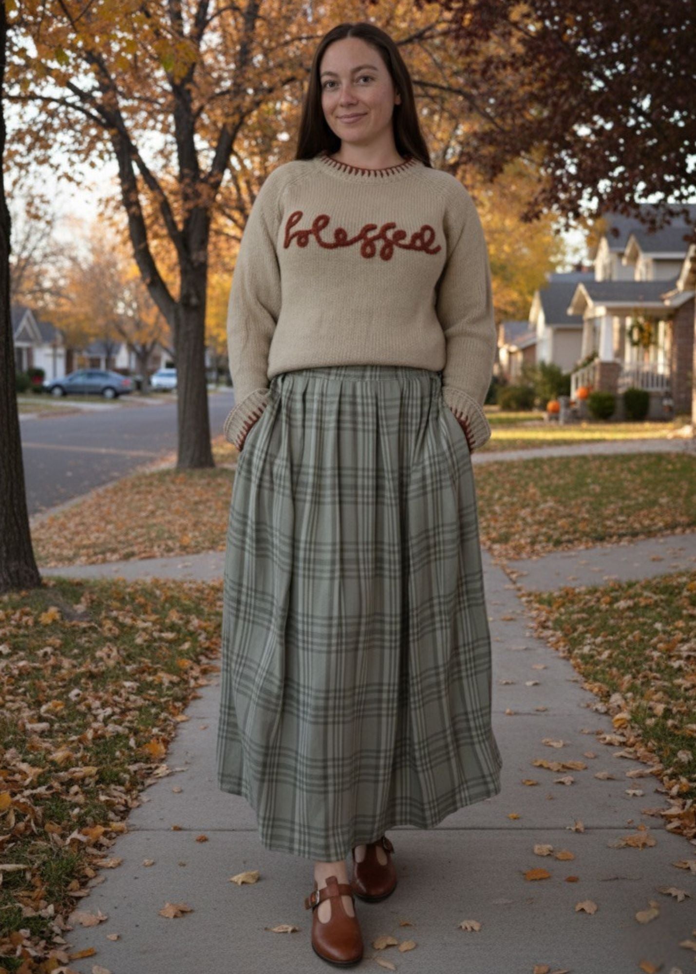 Gratitude Skirt - Spruce