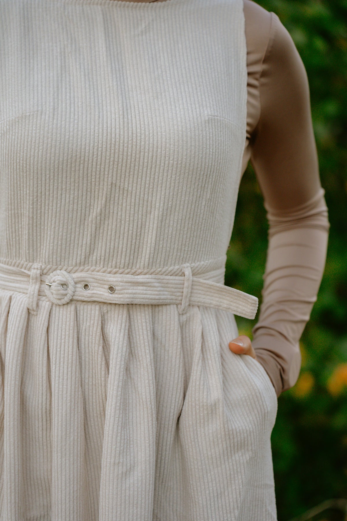Charming Corduroy Dress.