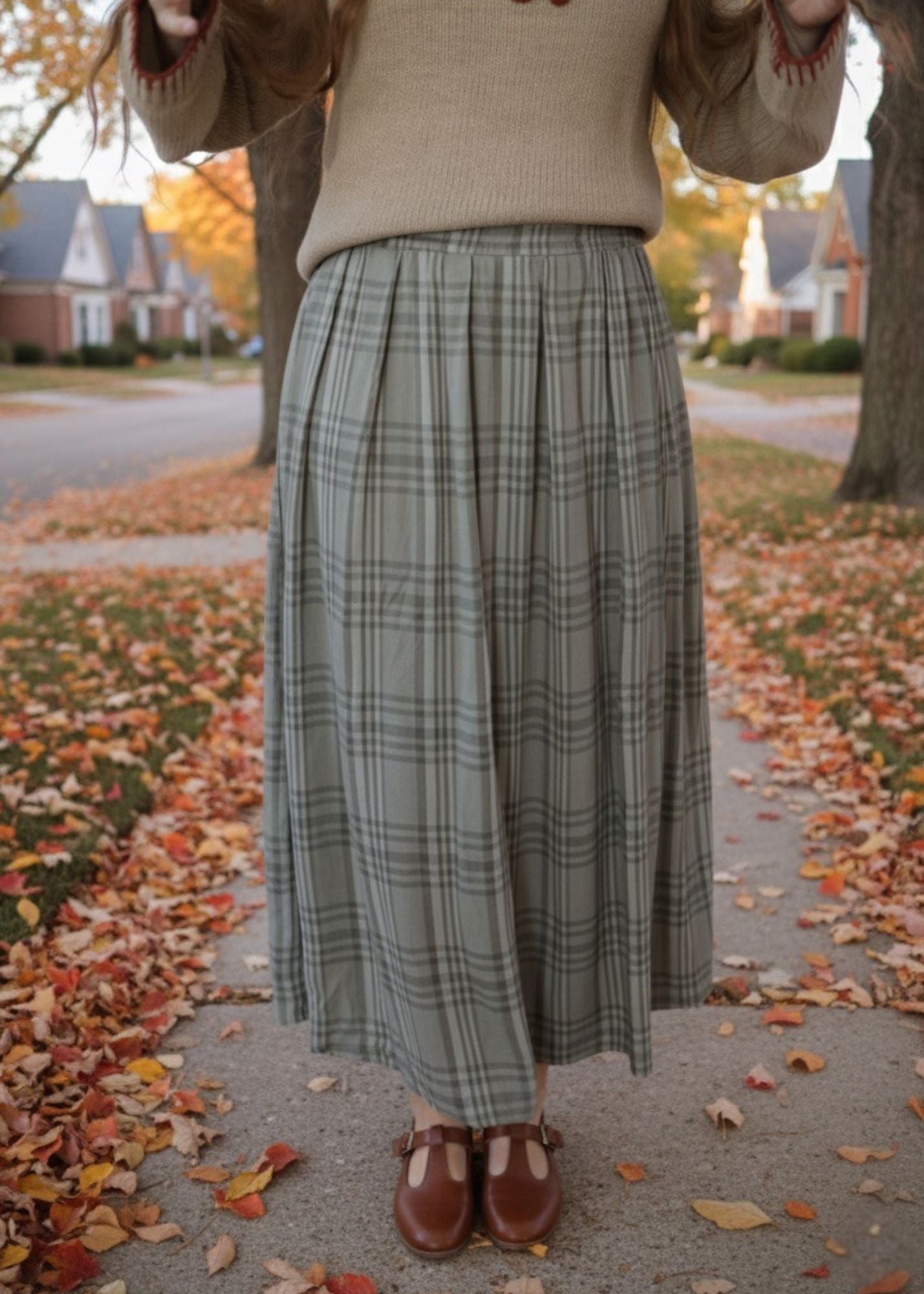 Gratitude Skirt - Spruce