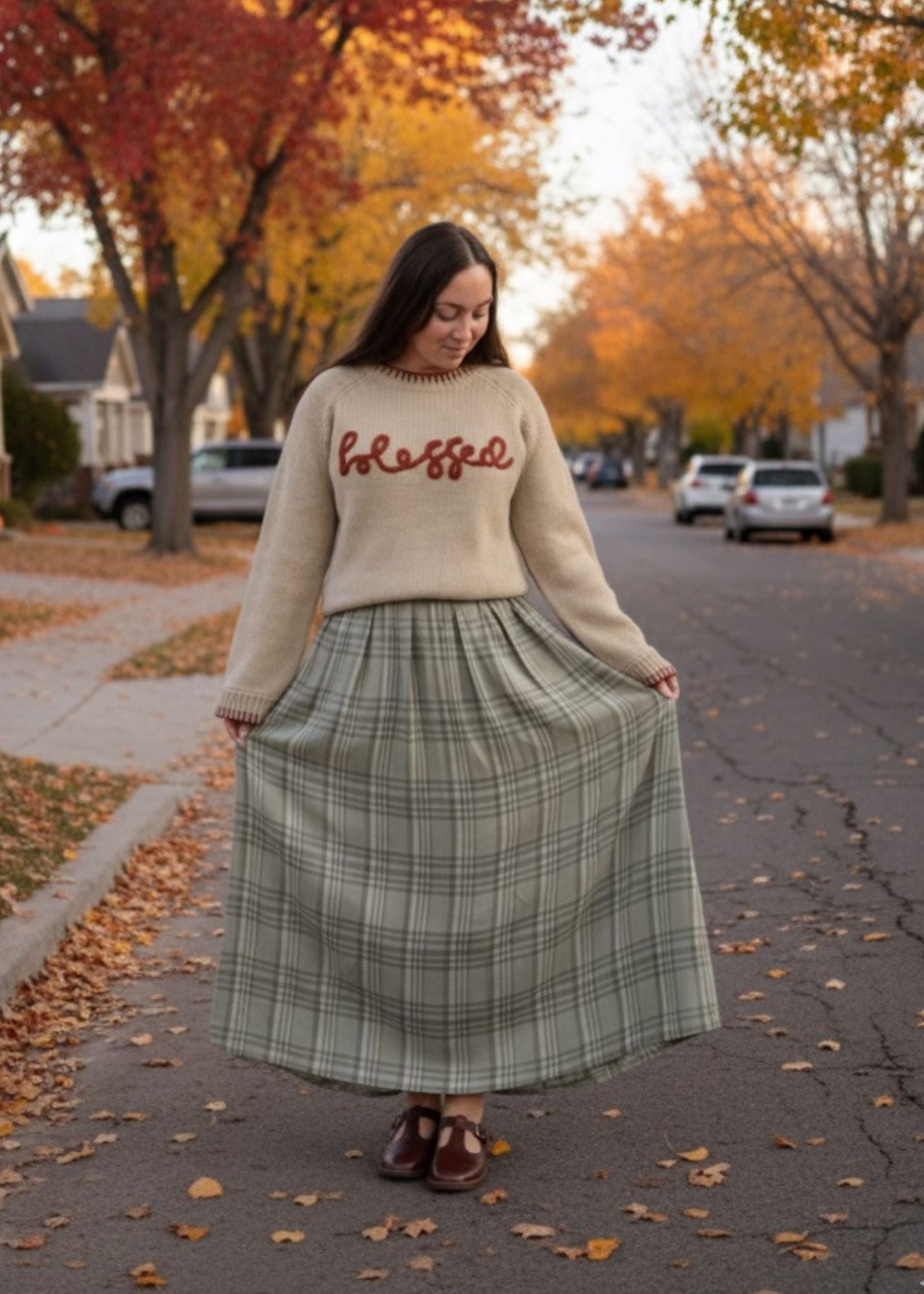 Gratitude Skirt - Spruce