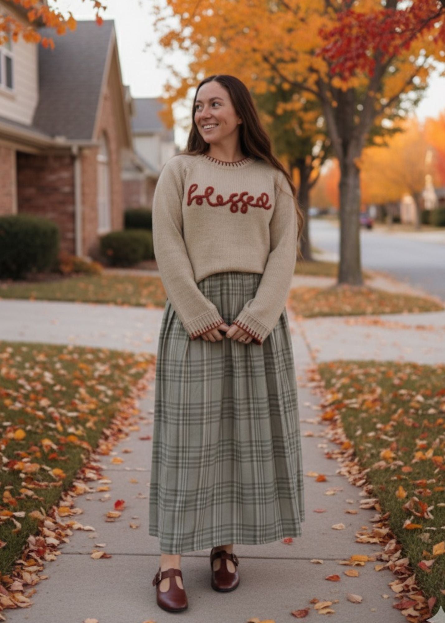 Gratitude Skirt - Spruce