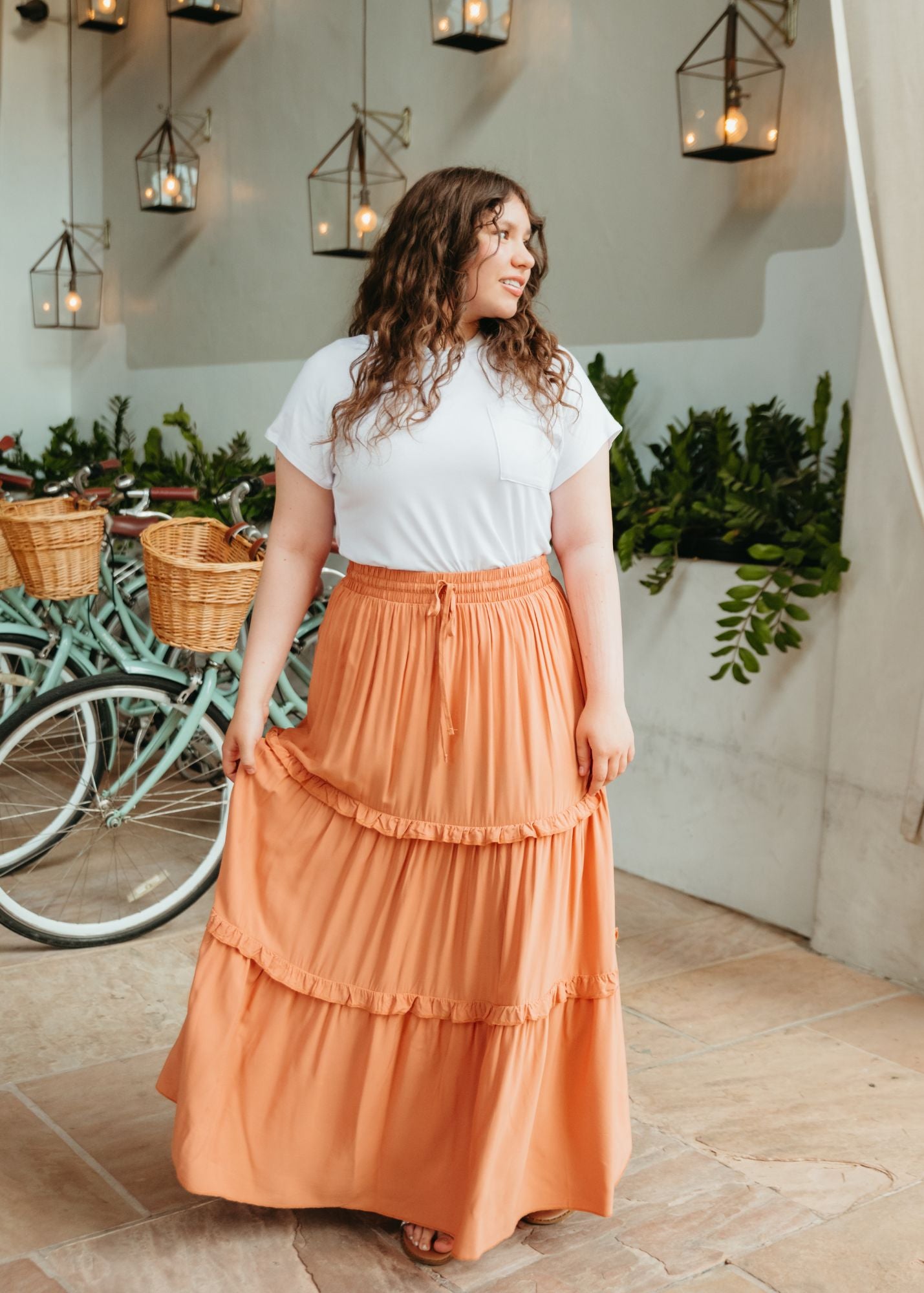 Jane's Ruffle Maxi Skirt