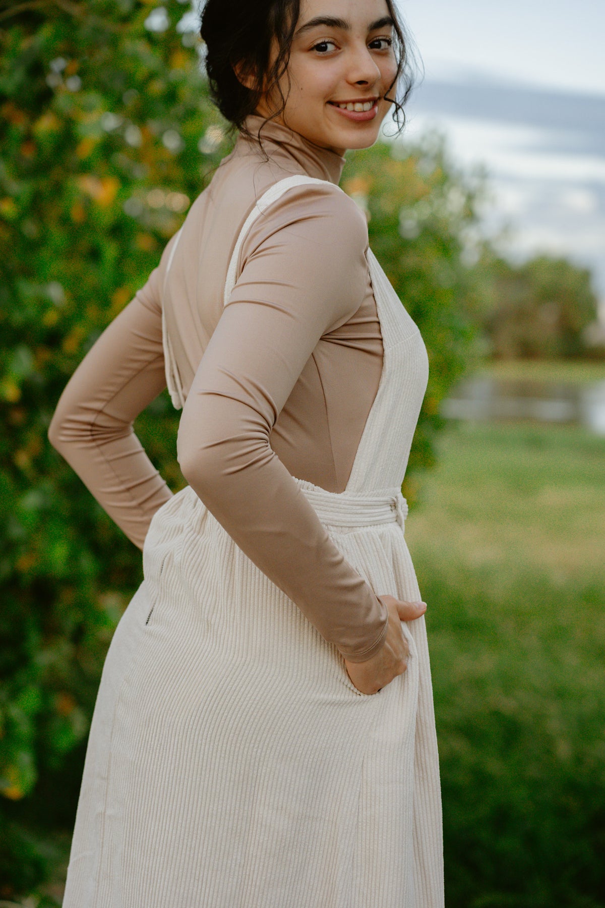 Charming Corduroy Dress.