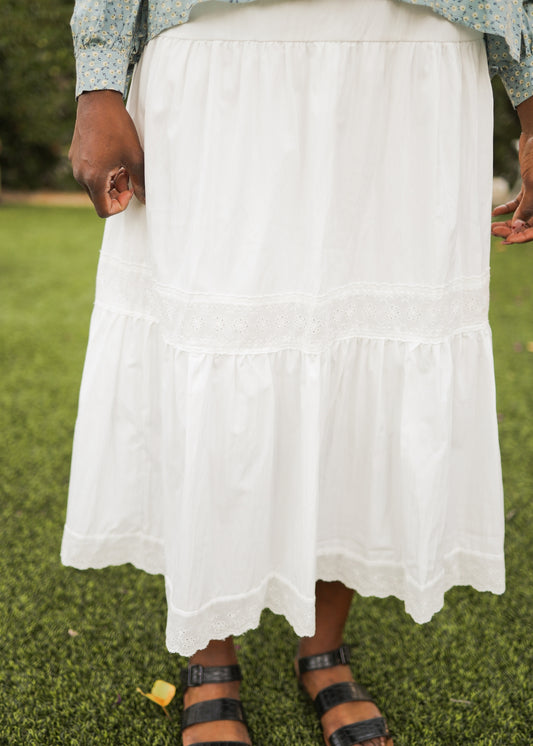 Lace Heirloom Maxi Skirt