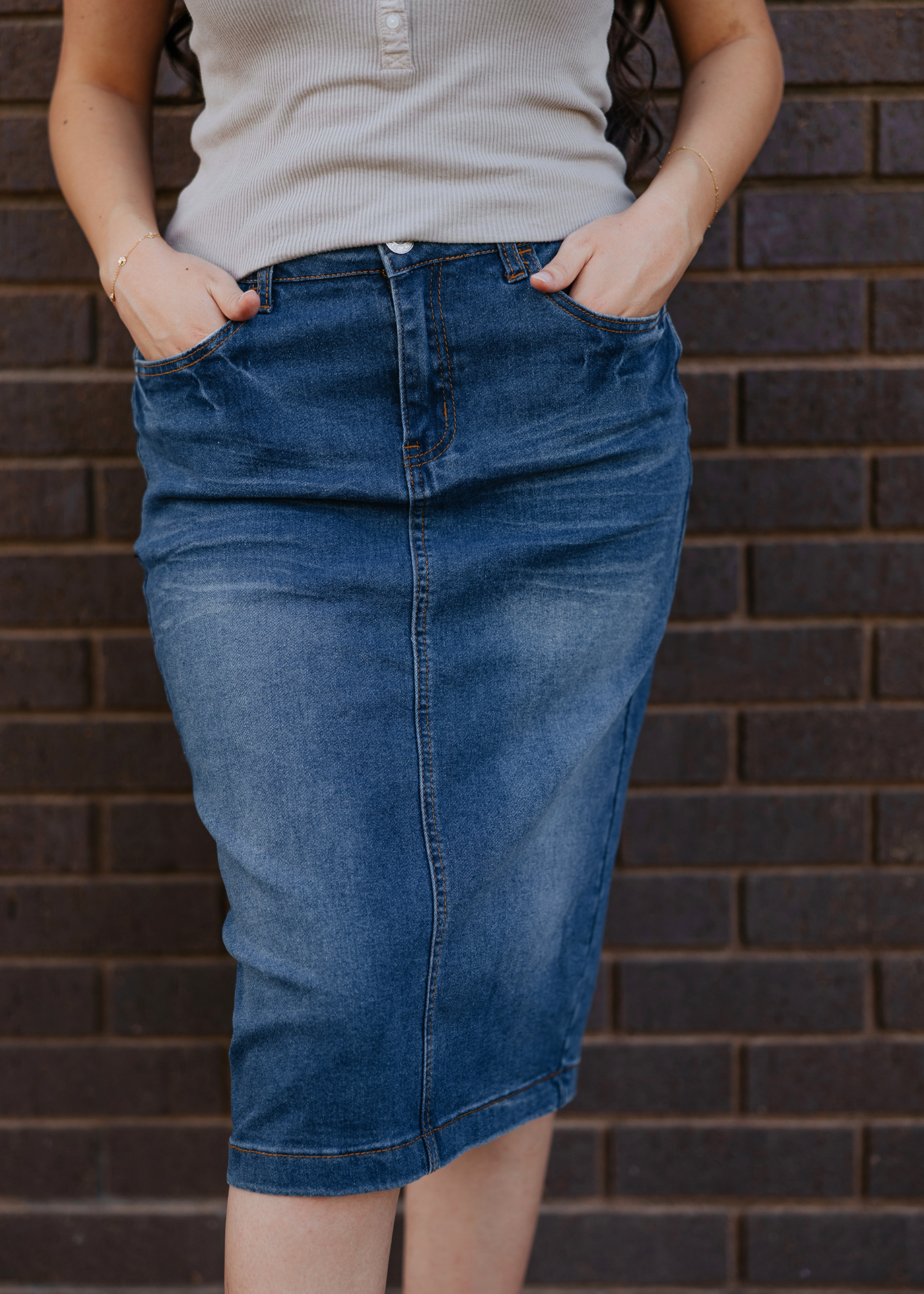 Bree Denim Skirt