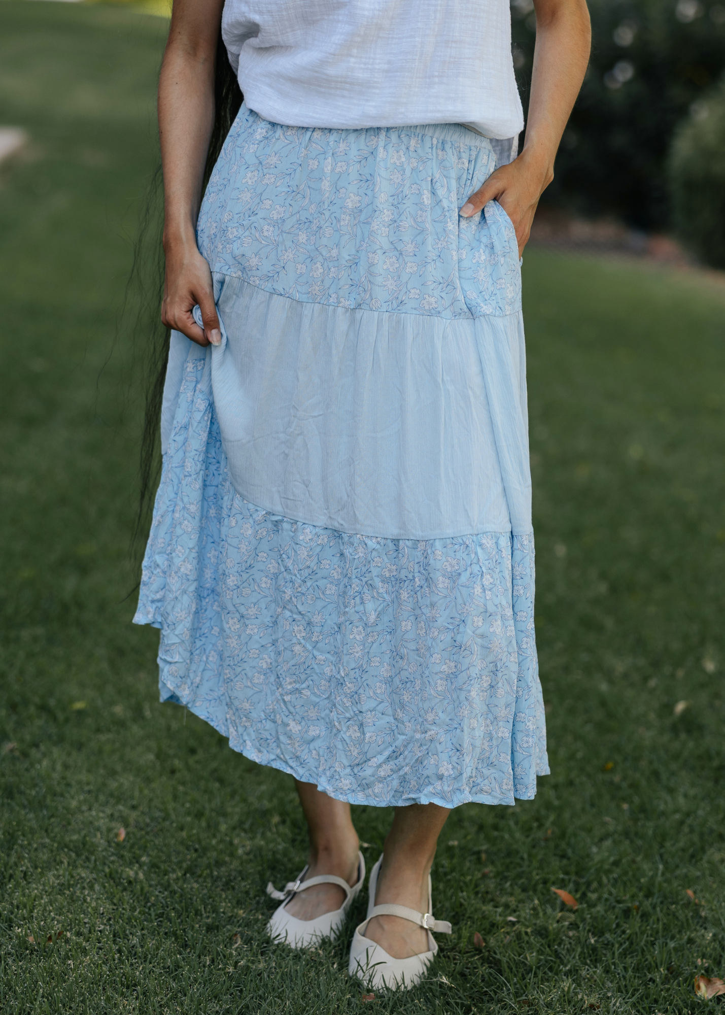 Harmony Skirt- Baby Blue