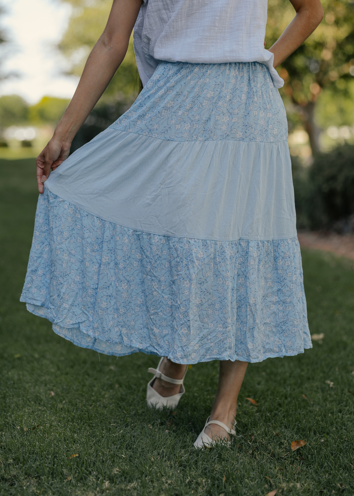 Harmony Skirt- Baby Blue
