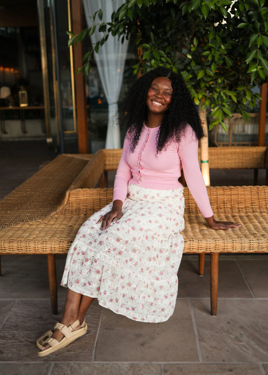 Rosebud Maxi Skirt