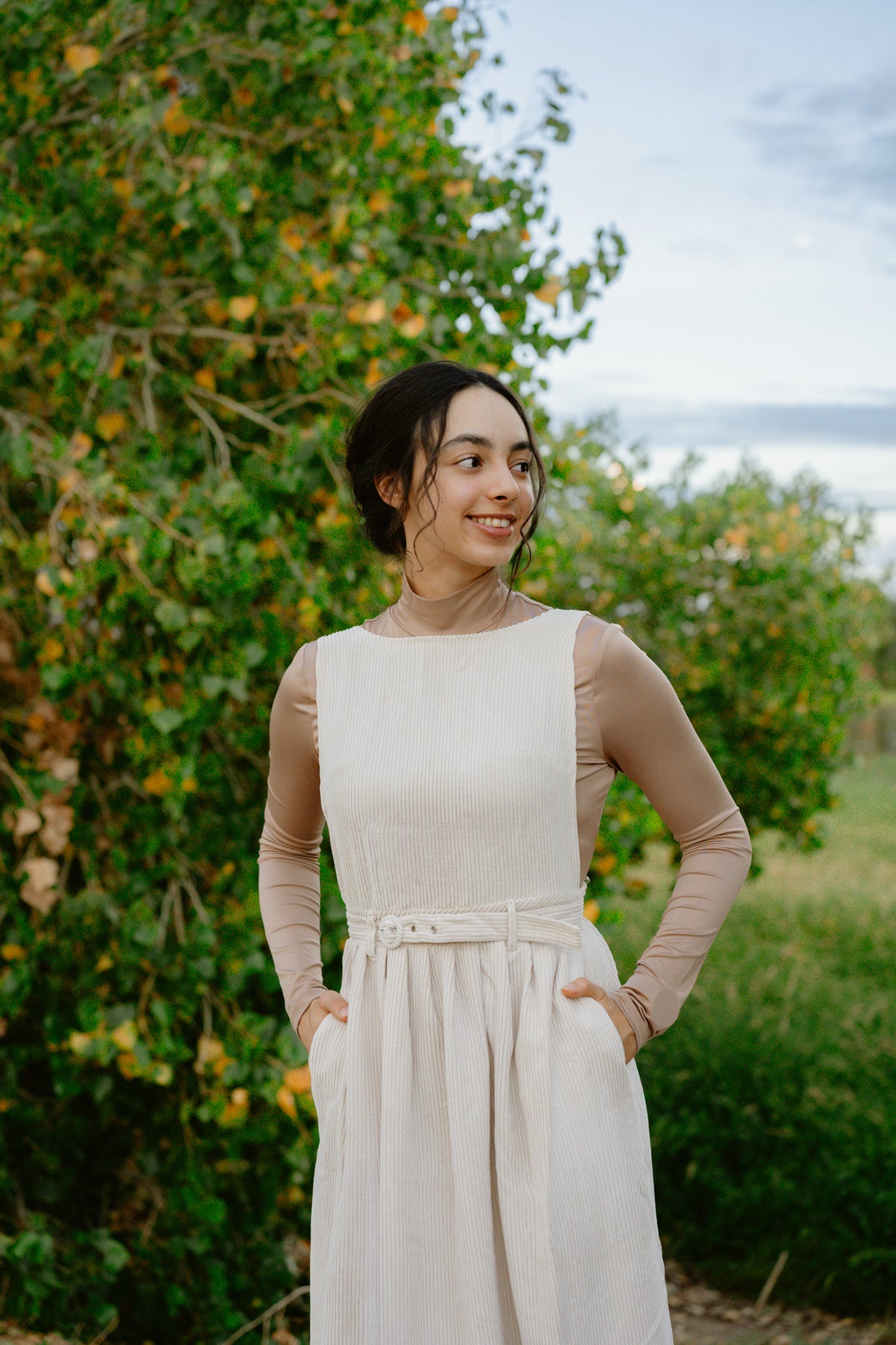 Charming Corduroy Dress.