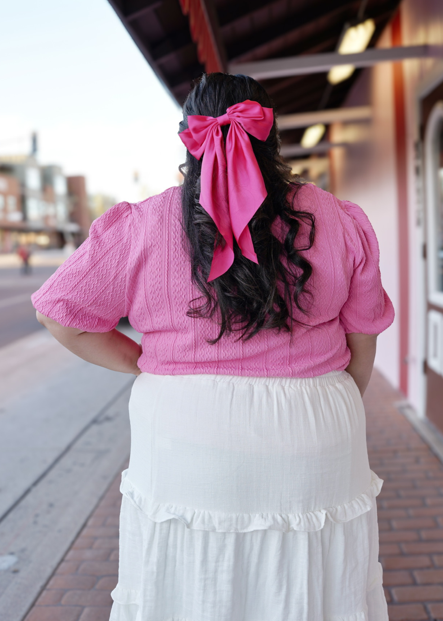 Bubblegum Textured Top