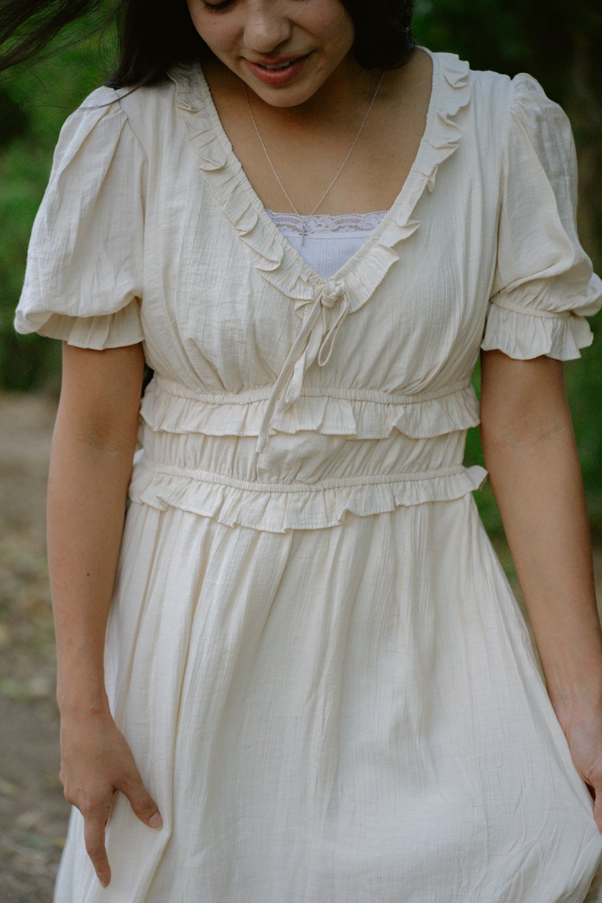 Darling Darcy Dress - Ivory