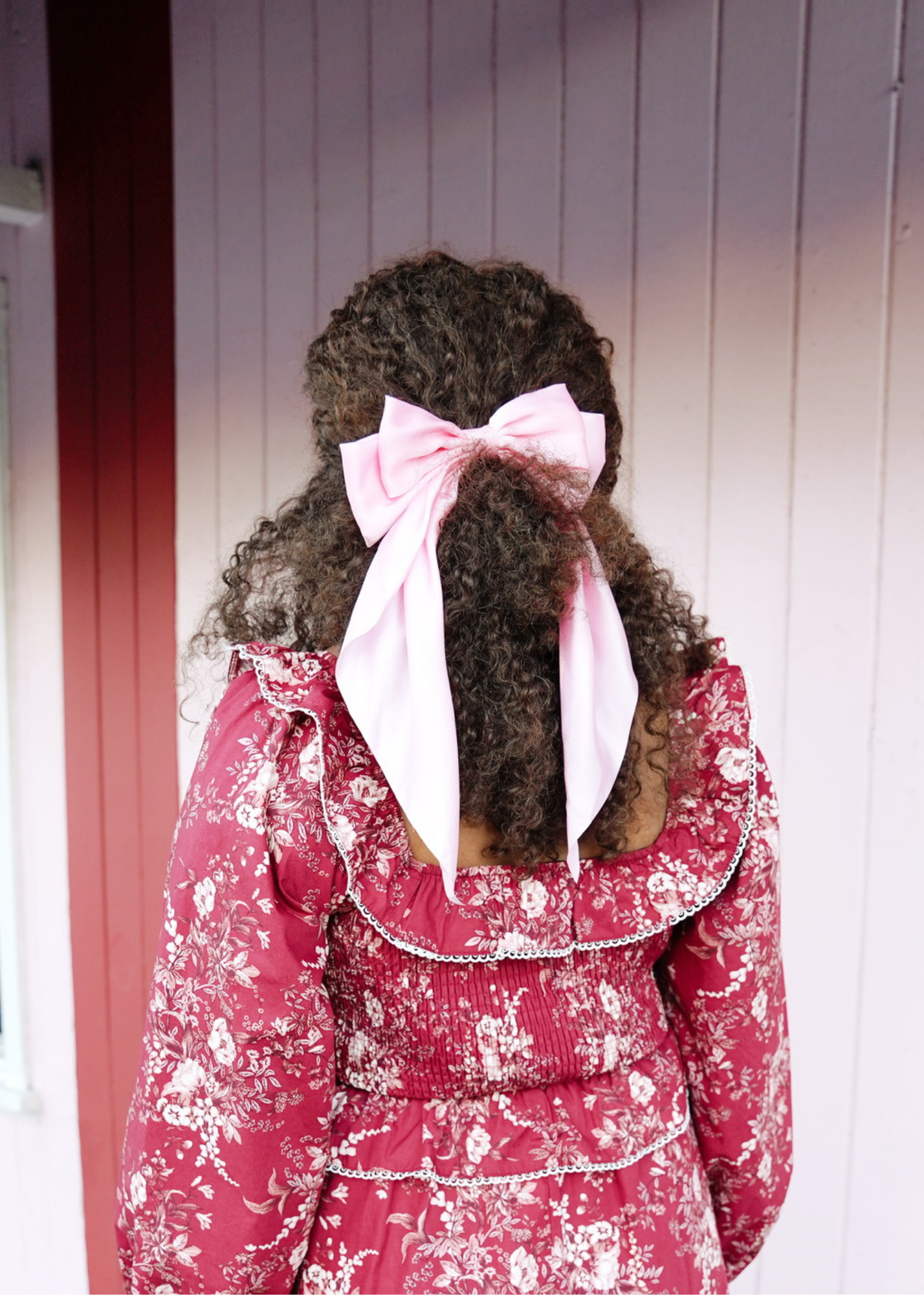 Big Bow Satin Barrette