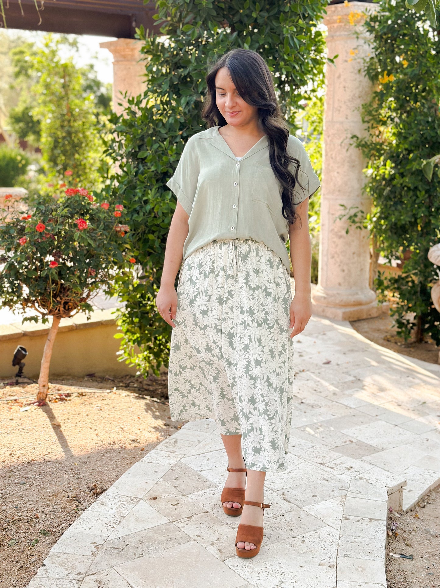 Clara Linen Skirt