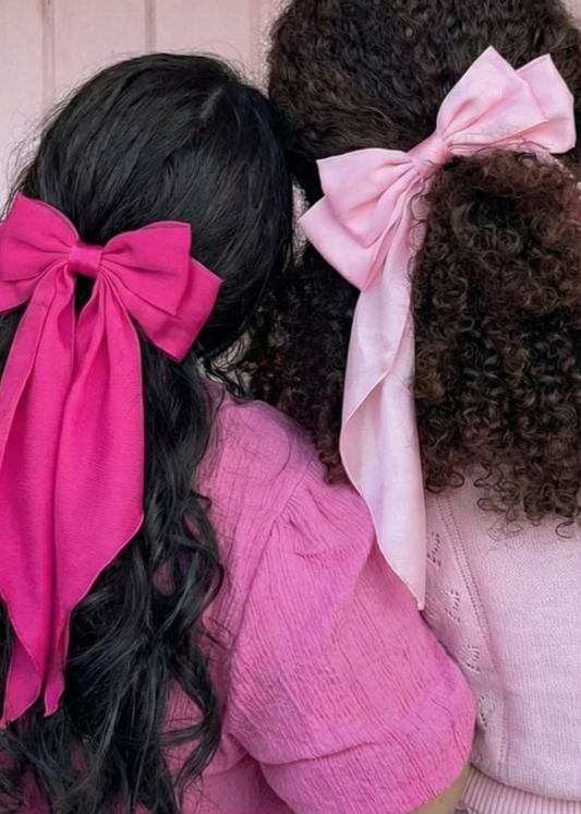 Big Bow Satin Barrette