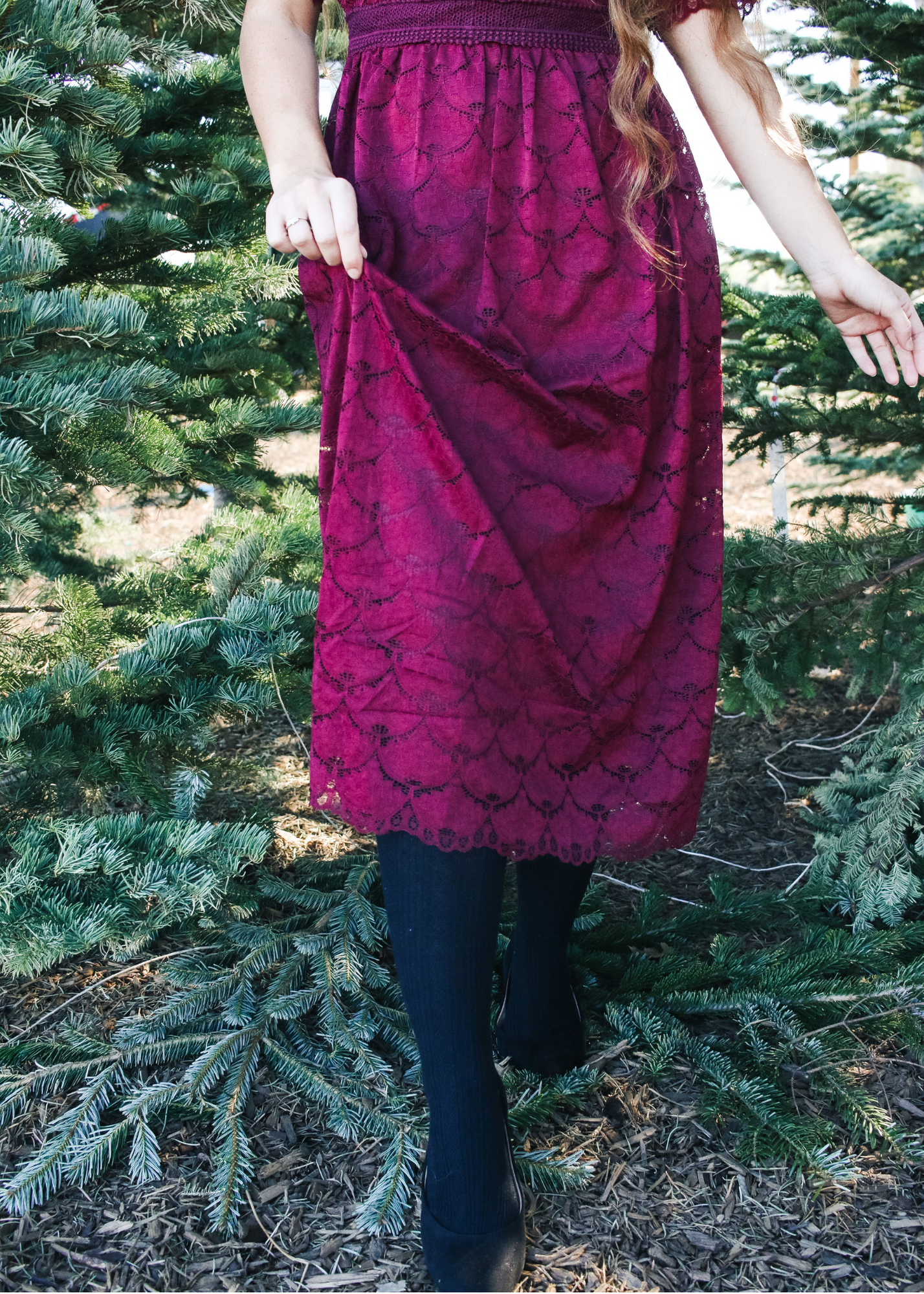 Violet Lace Dress