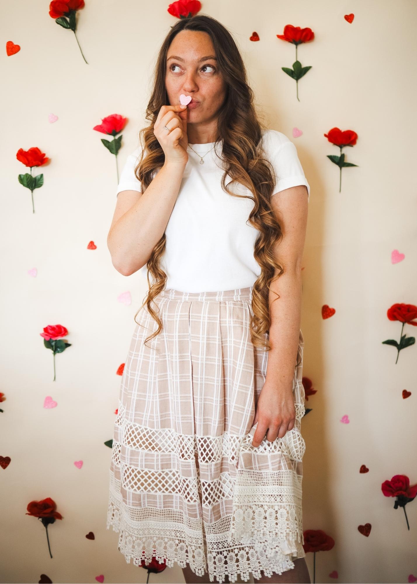 Sweetheart Lace Skirt
