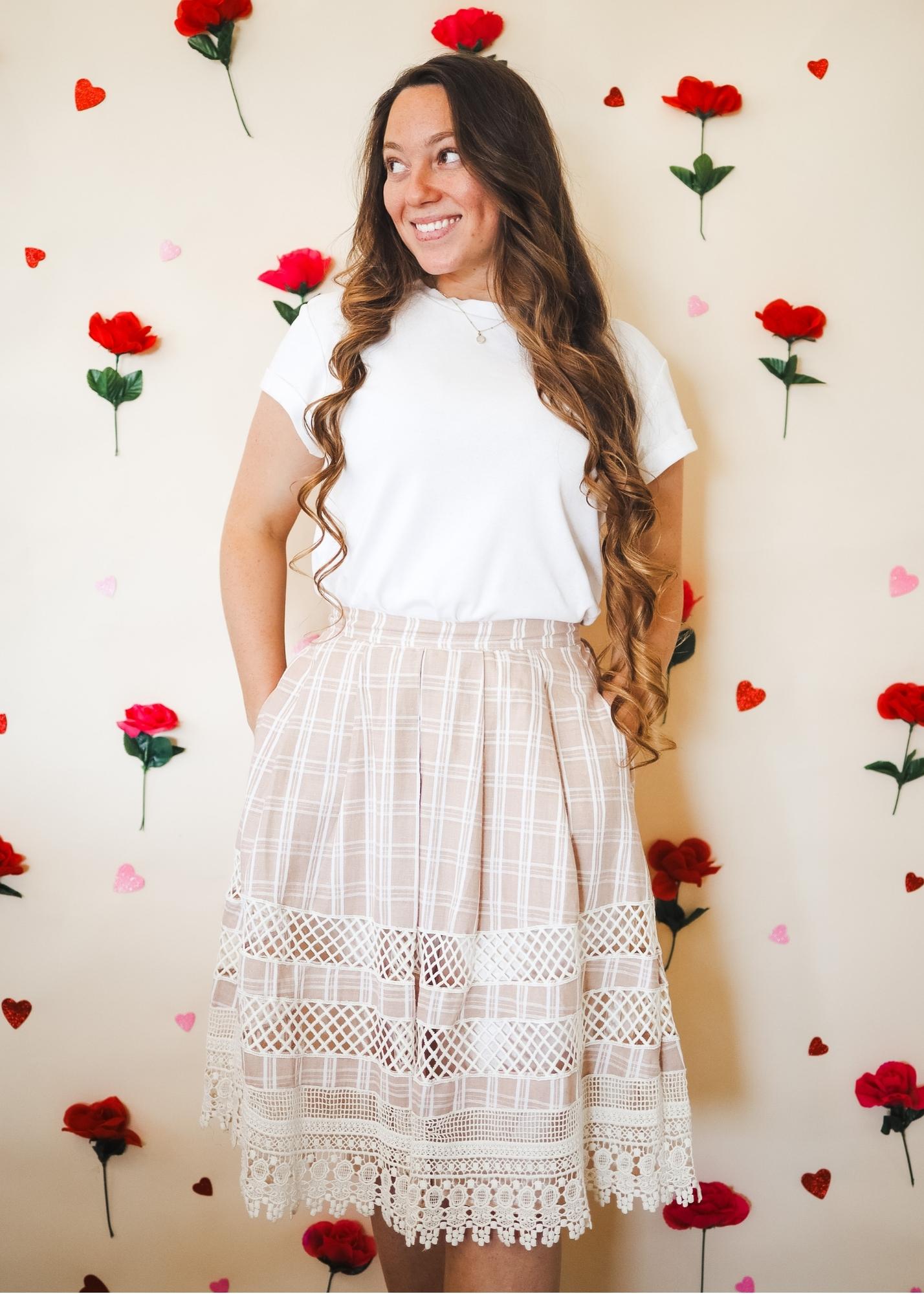 Sweetheart Lace Skirt