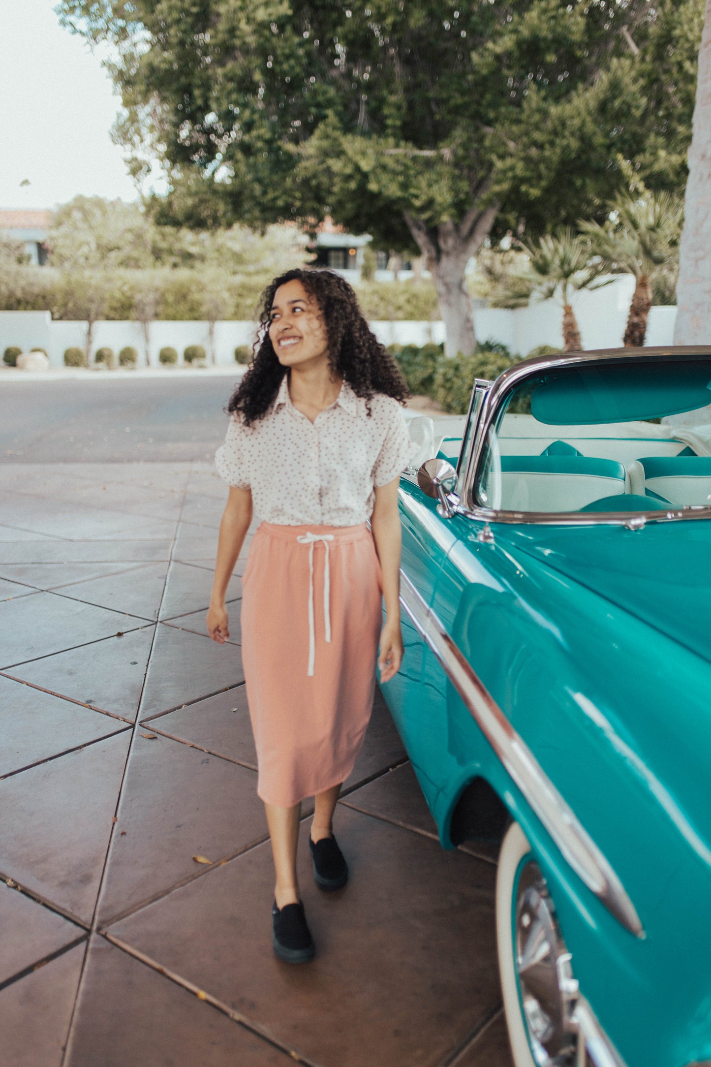Apricot Knit Skirt